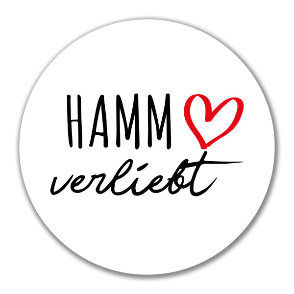 Aufkleber Hamm verliebt 10cm Sticker
