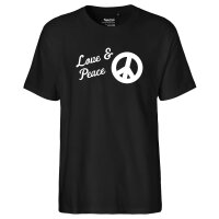 Herren T-Shirt Love &amp; Peace