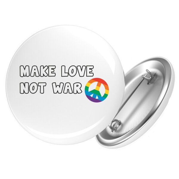 Button Make Love not War