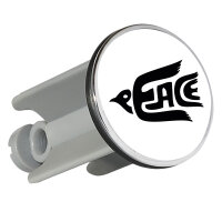 Waschbeckenstöpsel Peace Friedenstaube  4cm...