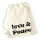Turnbeutel Love & Peace 70s  12 Liter