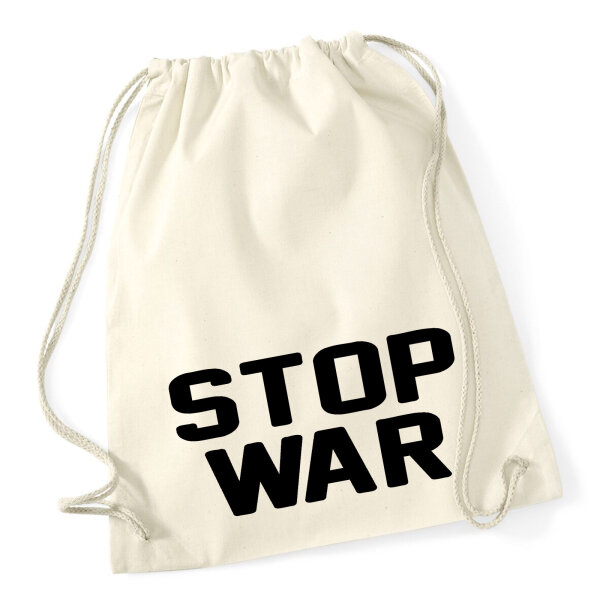 Turnbeutel Stop War  12 Liter