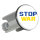 Waschbeckenstöpsel Stop War  4cm Abflussstopfen