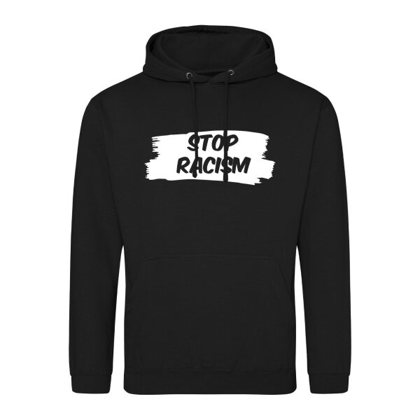 Unisex Hoodie Stop Racism  Größe S-3XL